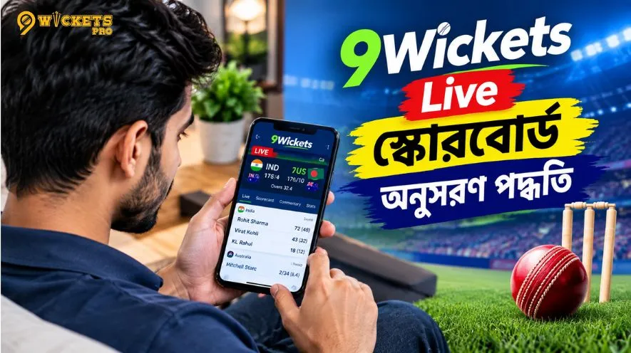 9 wicket live স্কোরবোর্ড অনুসরণ পদ্ধতি